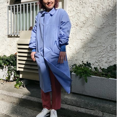 blue medical jacket set up one color