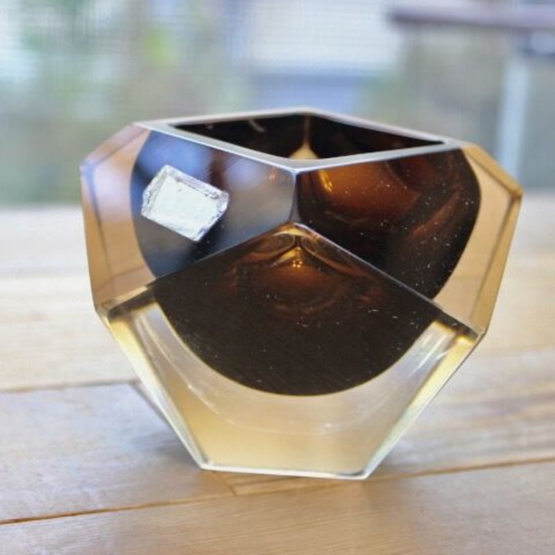 イタリア ヴィンテージ ムラーノ ガラス ベネチアングラス 灰皿