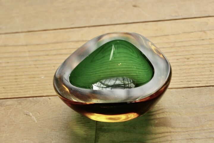 ビンテージ ベネチアンガラス 灰皿 アッシュトレイ 60 murano