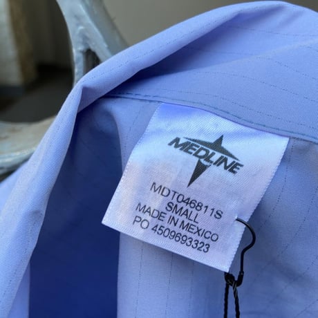 blue medical jacket set up one color
