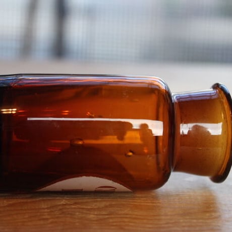 pill glass bottle 55