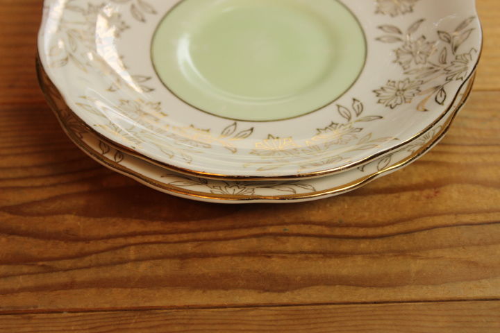 phoenix bone china saucer 2p only | Lesley Vintage