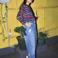 muti color sweater jkt