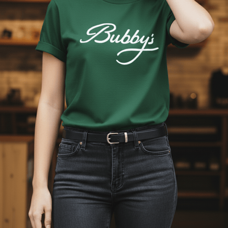 バビーズ ロゴTシャツ （半袖/フォレストグリーン）/ Bubby's Logo T-shirt (short sleeve/Forest Green)