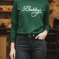 バビーズ ロゴTシャツ （長袖/ディープグリーン）/ Bubby's Logo T-shirt (Long sleeve/Deep Green)