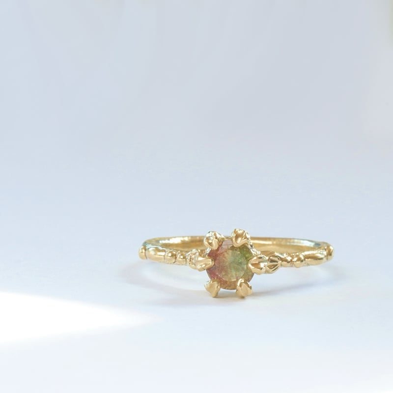 ウォーターメロン トルマリン リング(K10) D-100184 | kiri onlines