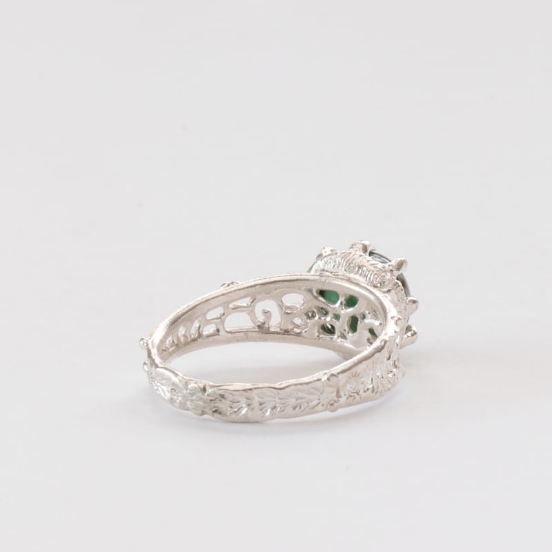 グリーン トルマリン キャッツアイ リング B-100664 | kiri onlinestore