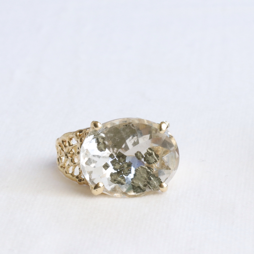 マーカサイト イン クォーツ リング(K10) C-101517 | kiri online