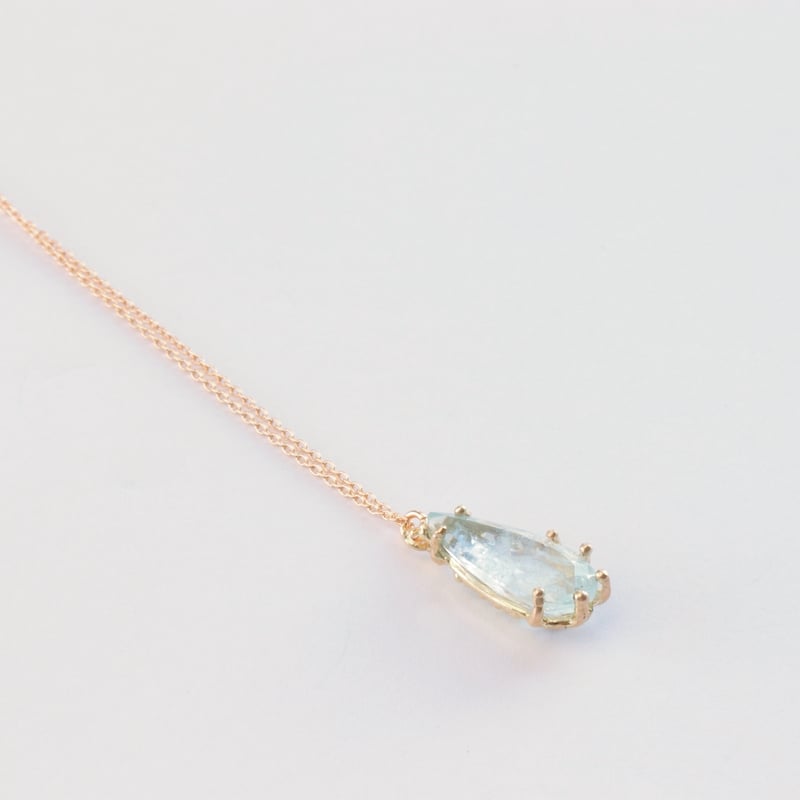 アクアマリン ネックレス（K18）C-200513 | kiri onlinestore