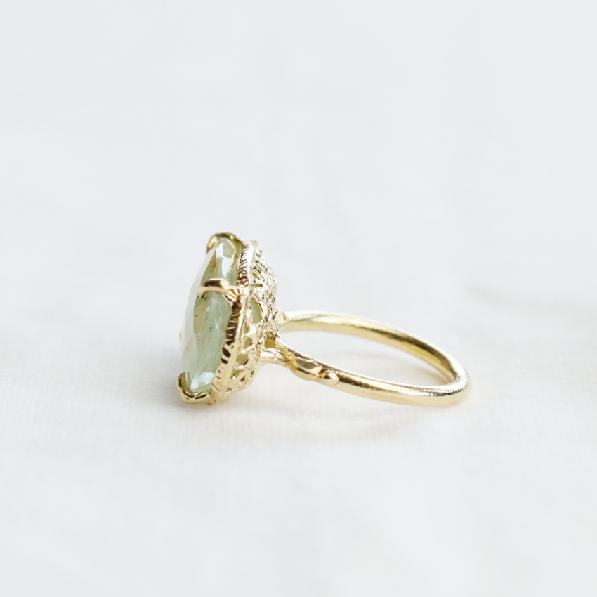 インクルージョン アクアマリン リング(K10)C-101510 | kiri インクルージョン アクアマリン リング(K10)C-101510 | kiri