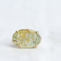 インクルージョン アクアマリン リング（K10）C-101510