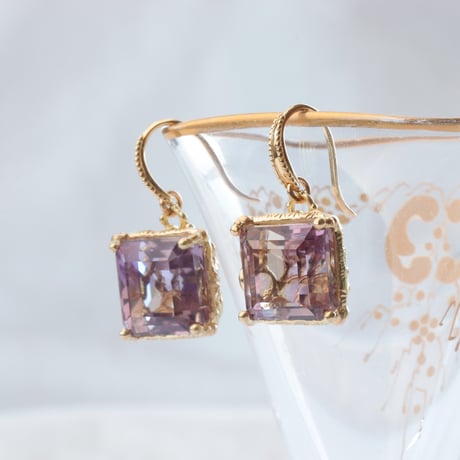mari53◆スーパーセブンピアス✧他 MONAKAjewellery Super seven quartz Rock pierce /K18