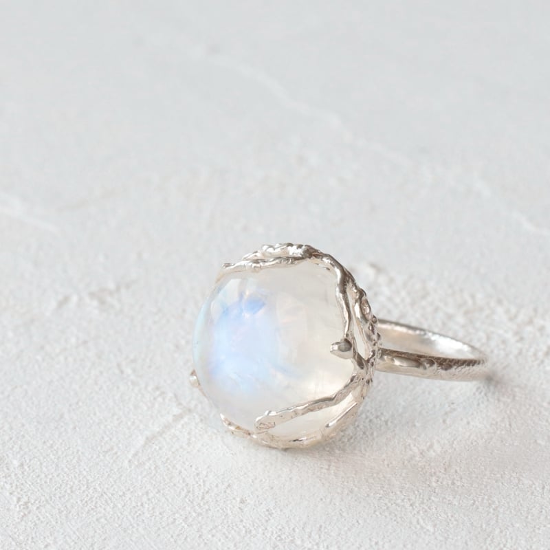 レインボームーンストーン リング C-101614 | kiri onlinestore