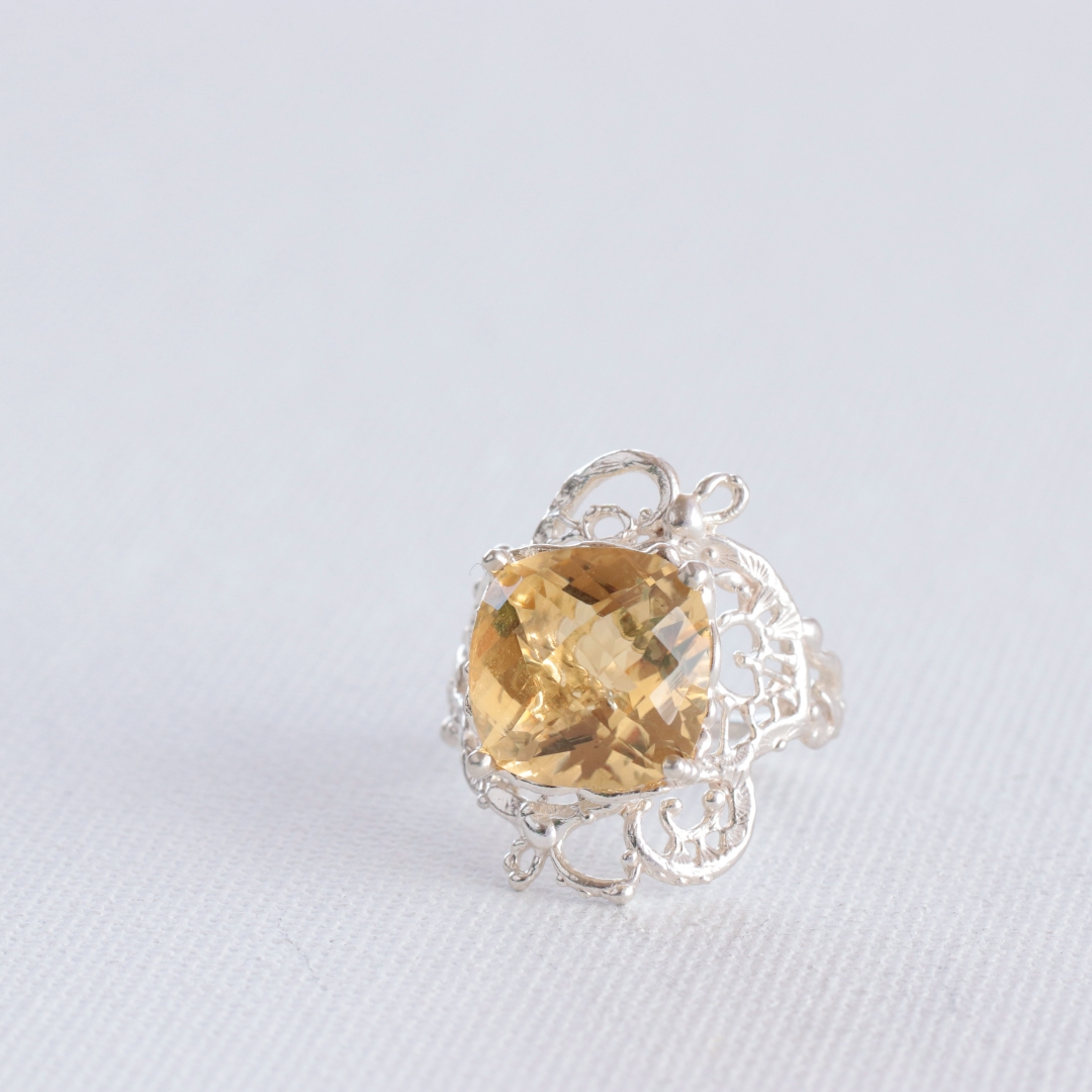 シトリン リング B-100706 | kiri onlinestore