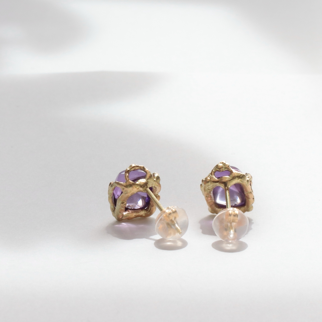 アメシスト ピアス (K18) C-300293 | kiri onlinestore