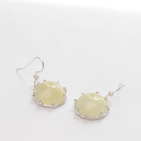 プレナイト ピアス　イヤリング　C-300290