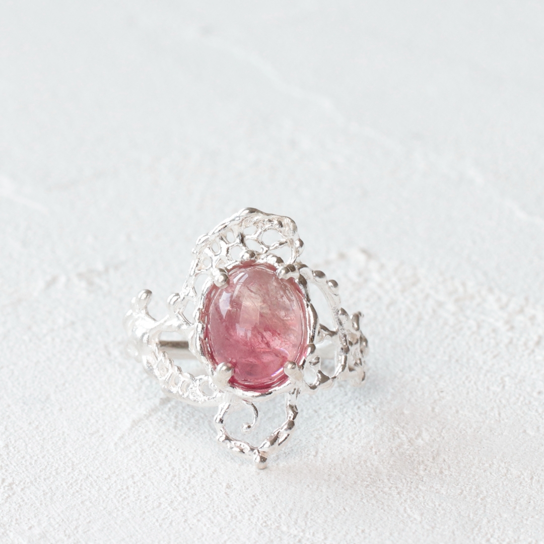 バイカラー トルマリン リング B-100686 | kiri onlinestore