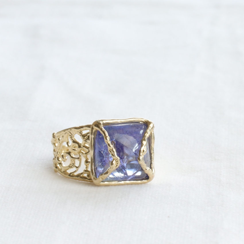 ノーヒート タンザナイト リング（K10）B-100591 | kiri onlinestore