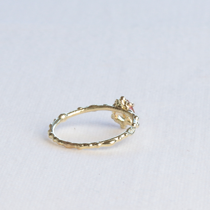 18金トルマリンリング バイカラー トルマリン リング（K18） C-101520 | kiri onlinestore