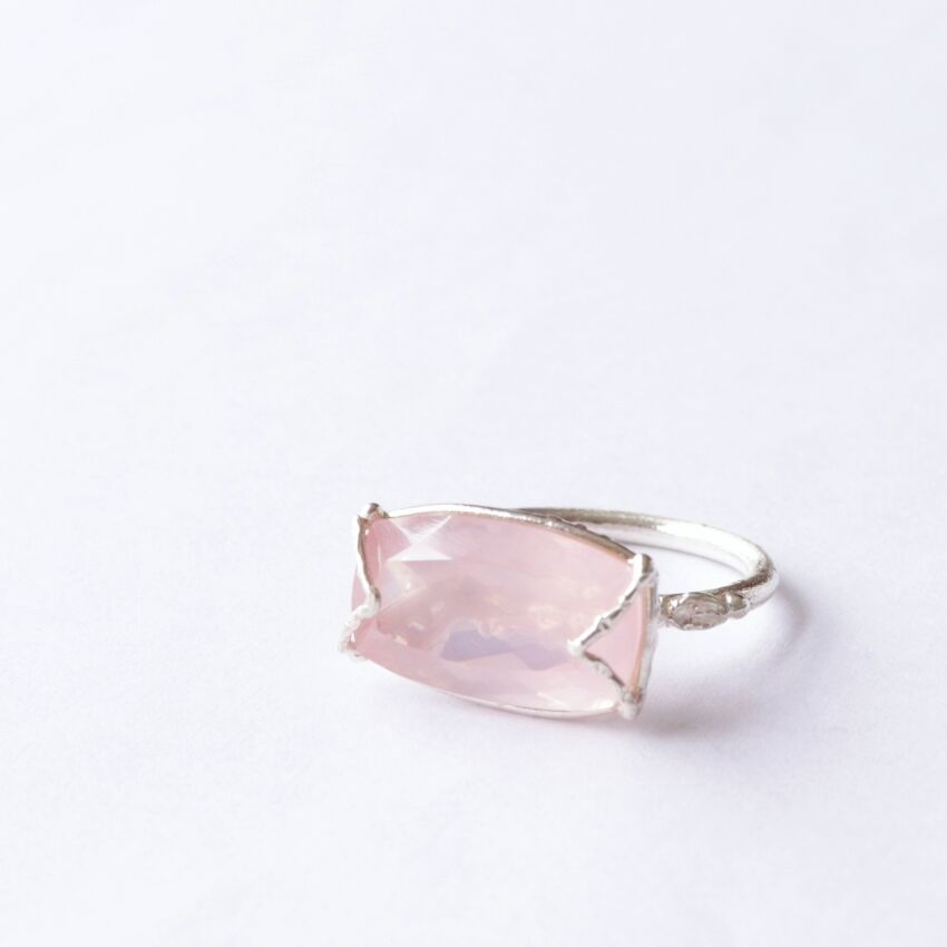 ローズクオーツ ローズ クォーツ リング C-101329 | kiri onlinestore