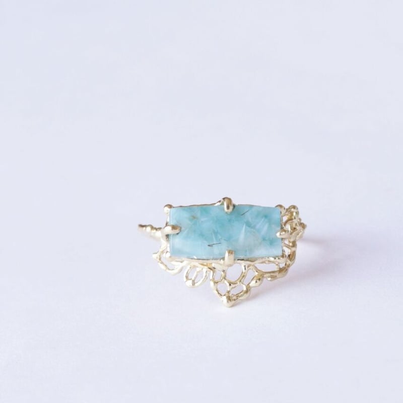 ギラライト イン クォーツ リング (K10) B-100431 | kiri online