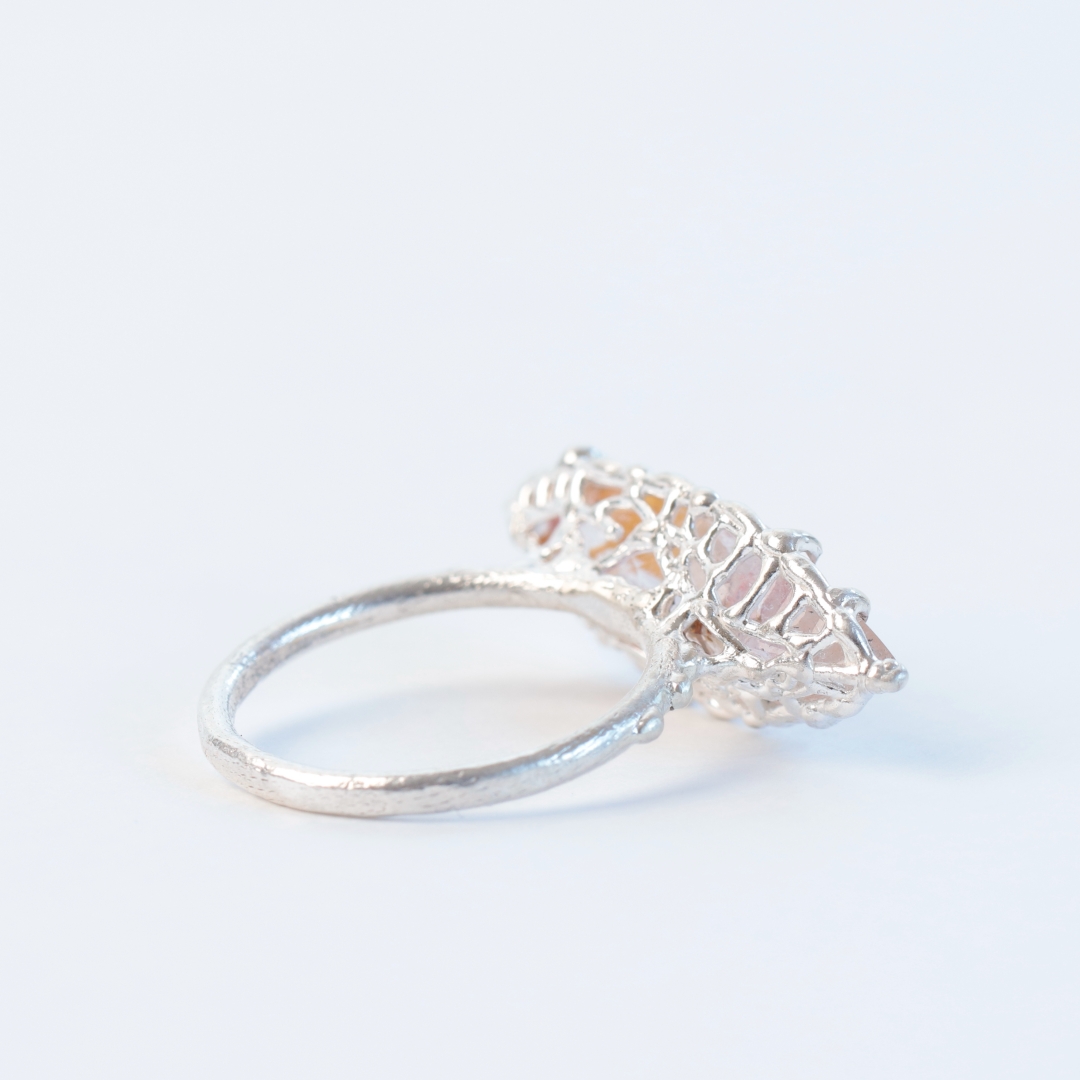 ゲーサイト ヘマタイト イン クォーツ リング C-101581 | kiri onlines