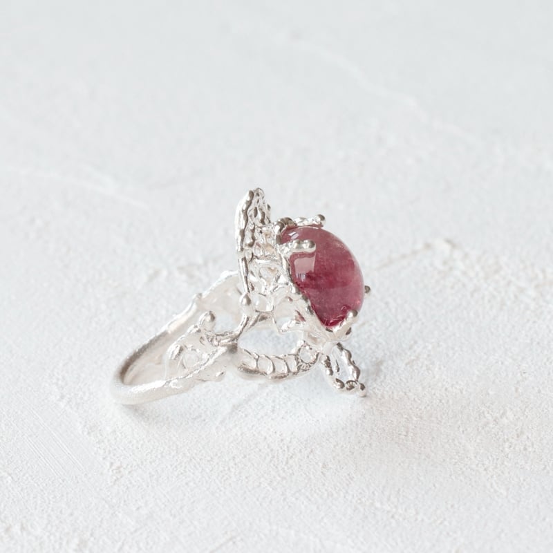 トルマリン　リング　③ バイカラー トルマリン リング B-100686 | kiri onlinestore