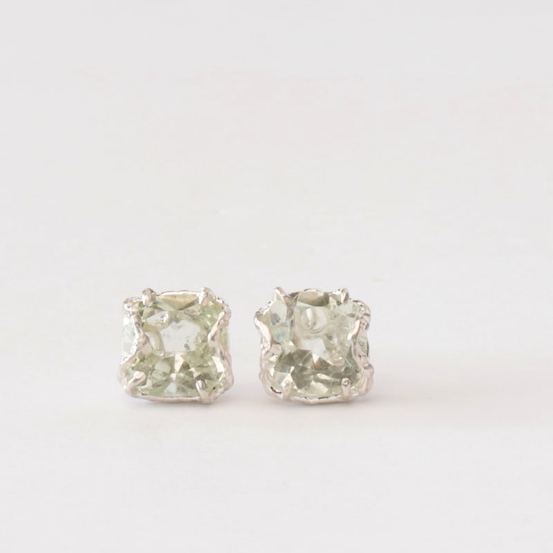 グリーン アメシスト ピアス C-300294 | kiri onlinestore