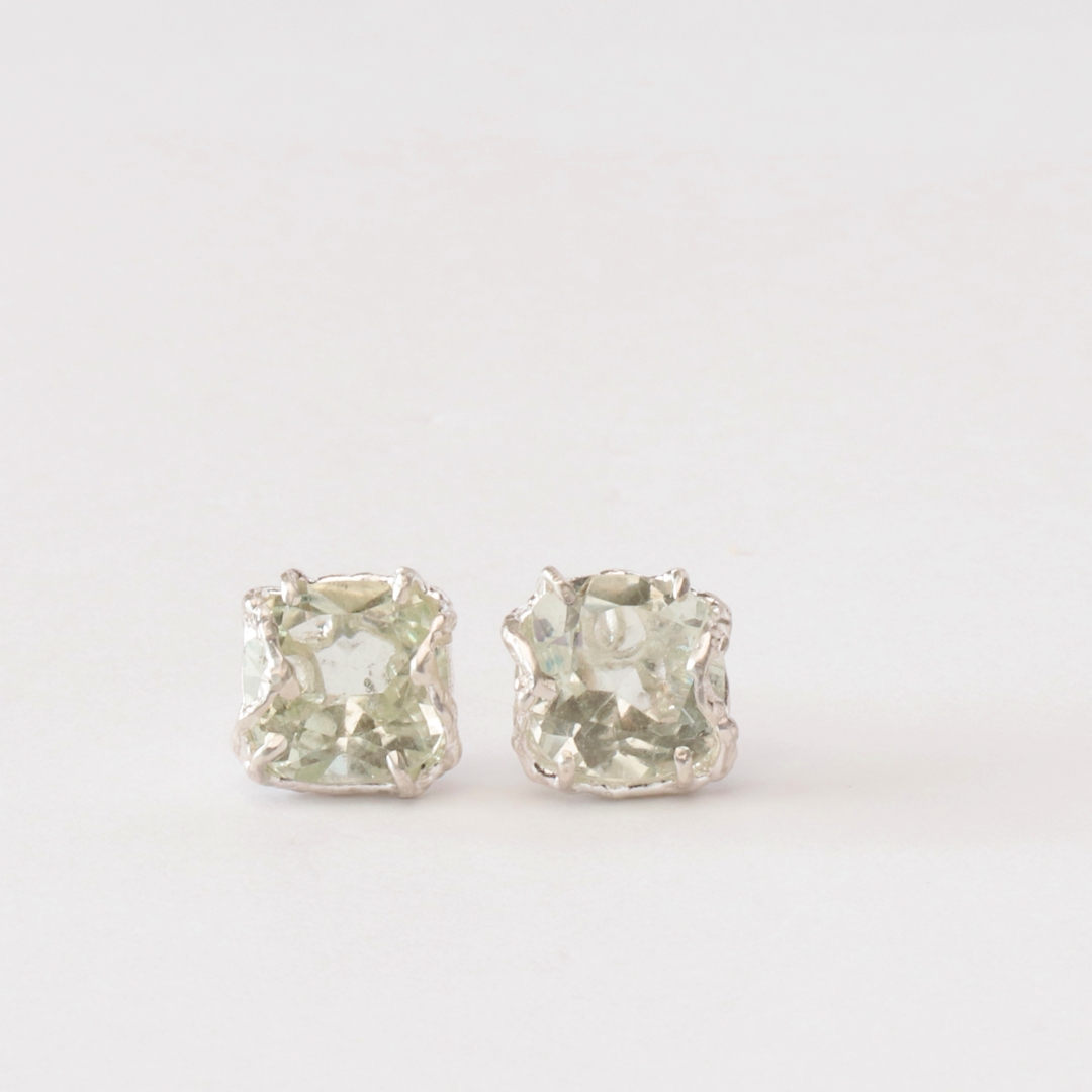 グリーン アメシスト ピアス C-300294 | kiri onlinestore