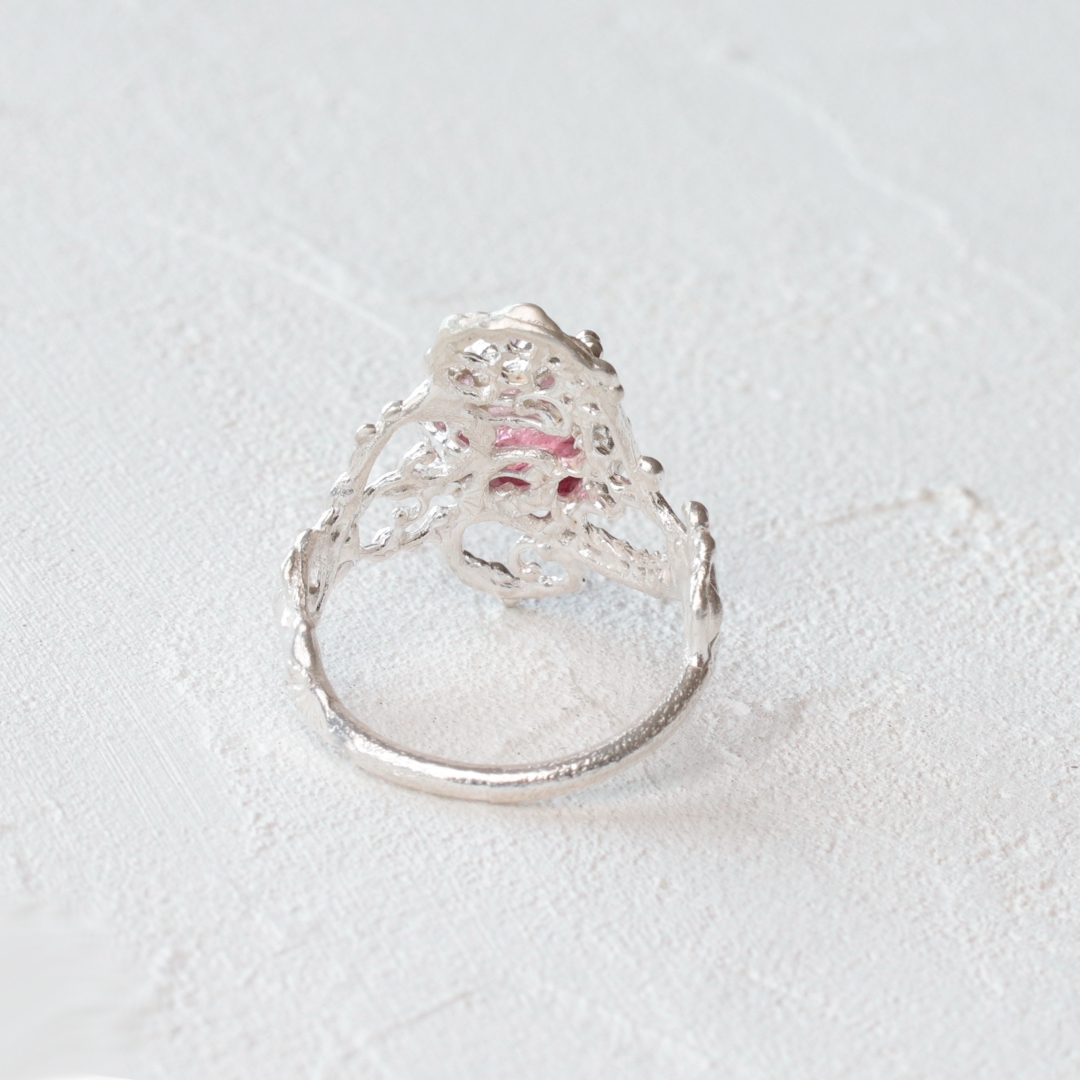 バイカラー トルマリン リング B-100686 | kiri onlinestore