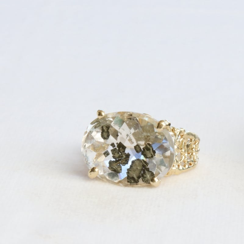 マーカサイト イン クォーツ リング(K10) C-101517 | kiri online