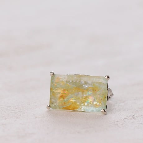 インクルージョン アクアマリン リング C-101663