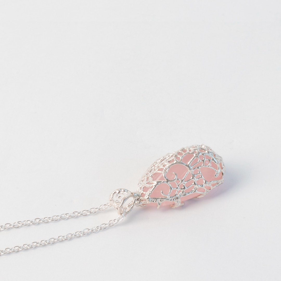 ローズ クォーツ ネックレス C-200504 | kiri onlinestore