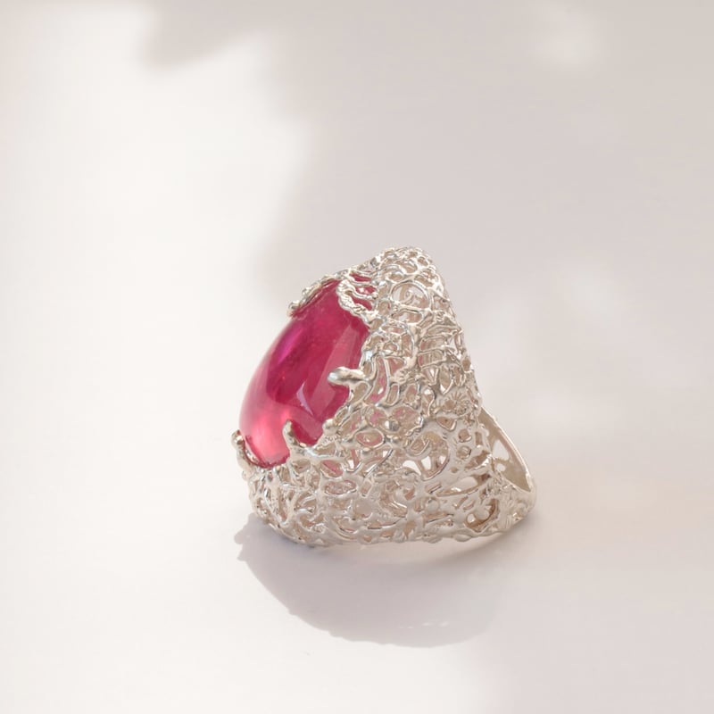 ピンク トルマリン リング E-100031 | kiri onlinestore