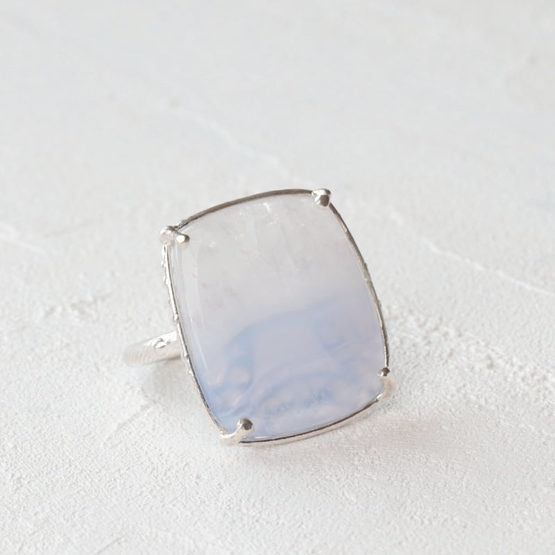 ブルー カルセドニー リング C-101607 | kiri onlinestore