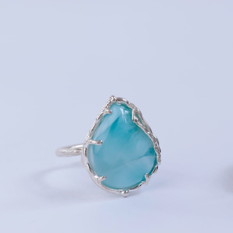 こまりん様　ラリマーリング　ラリマーしずく型ルース　おまとめページ こまりん様 ラリマーリング ラリマーしずく型ルース おまとめページ