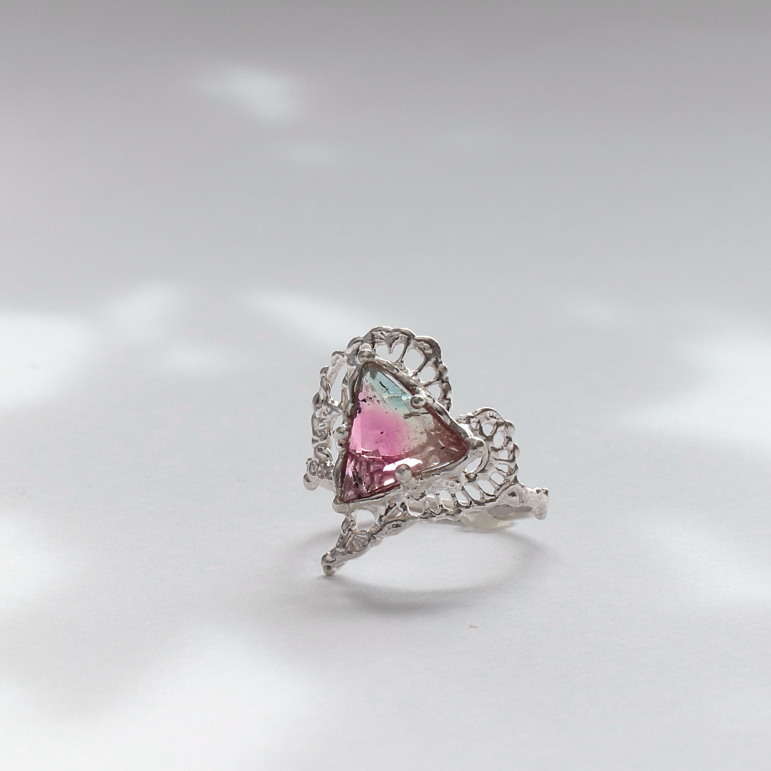 トリカラー トルマリン リング B-100667 | kiri onlinestore