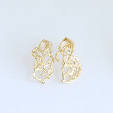 galbe imprevuピアス・イヤリング (SV/GD) K18post  B-300037/300038/B-400011/400012