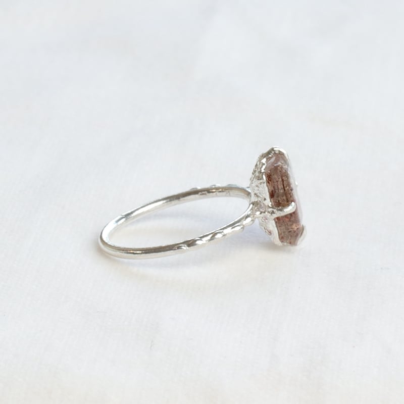 レピドクロサイト バイカラー クォーツ リング C-101516 | kiri