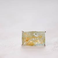 インクルージョン アクアマリン リング C-101663