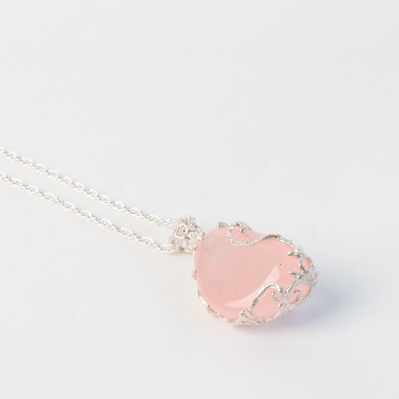 ローズ クォーツ ネックレス C-200504 | kiri onlinestore