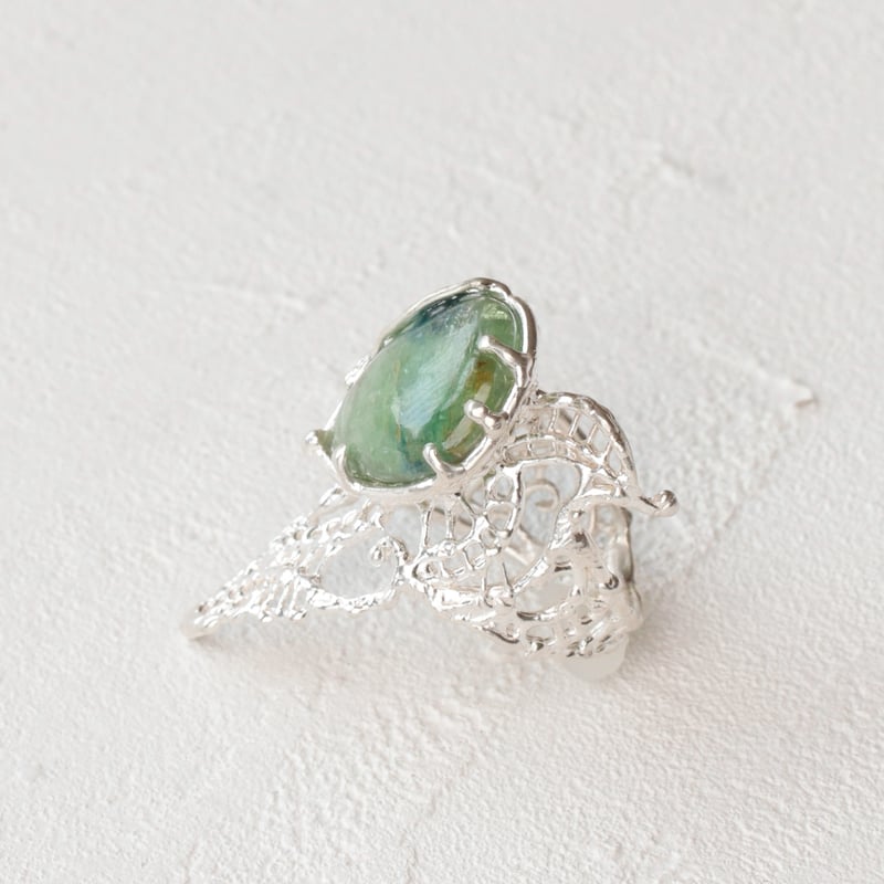 グリーンカイアナイト　シルバーリング グリーンカイアナイト シルバーリング 【公式通販】