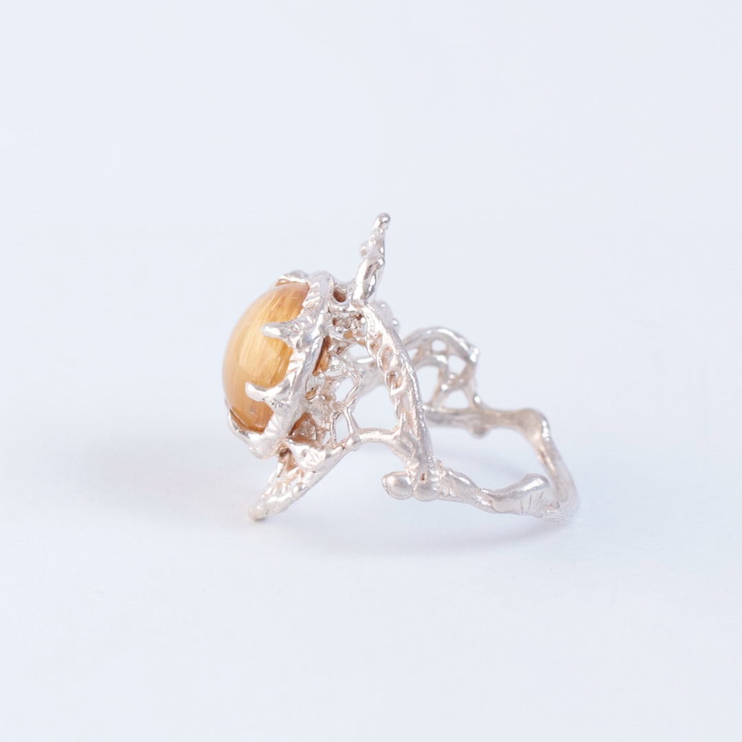 ルチルクォーツ リング ゴールド ルチル クォーツ リング B-100634 | kiri onlinestore