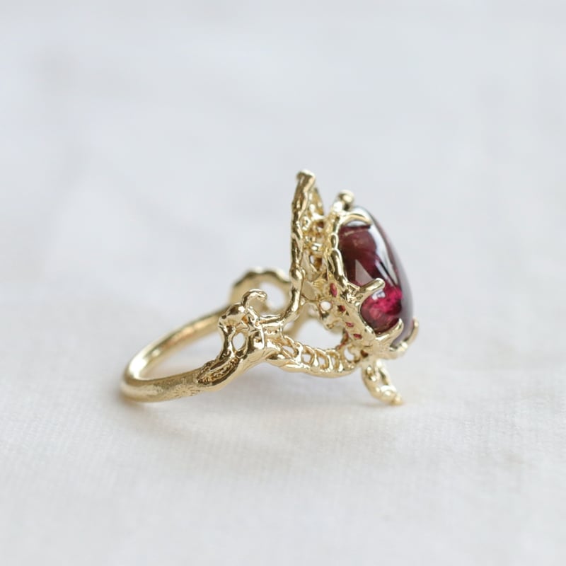 バイカラー トルマリン リング（K10） B-100590 | kiri onlinestore