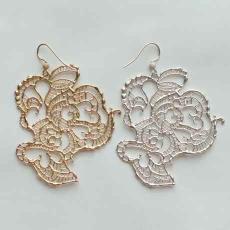 z galbe imprevuピアス・イヤリング（SV/GD） B-300022/300021