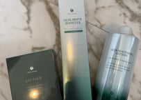 【ブラックフライデー10％オフ】むくみ・毛穴・リフトUPセット（ザックパック・スージングローション・スキンムーブブースター・ELENA（イオン＆バイブレーションクレンジング・イオン導入美容器）