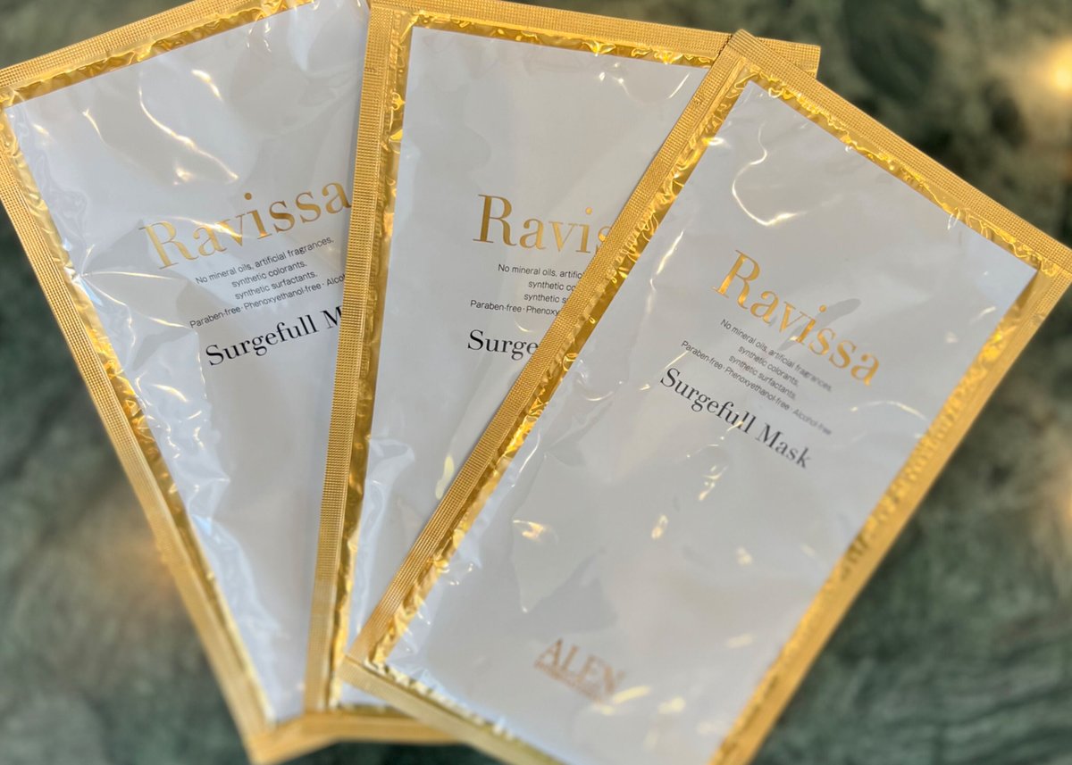 ラヴィーサ　Ravissaサージフルマスク1箱6枚入りシートパック　シートマスク Ravissaラヴィーサ サージフルマスク- 25mL×6枚入り | yufla