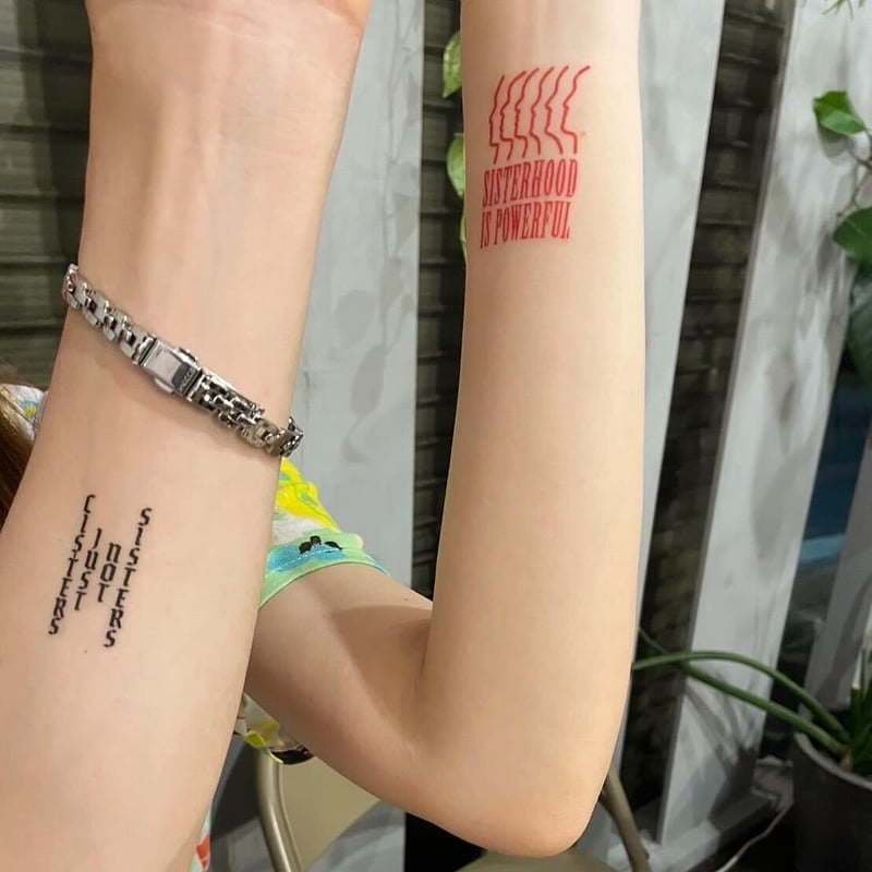 フェミニストタトゥーステッカー | etc.bookshop