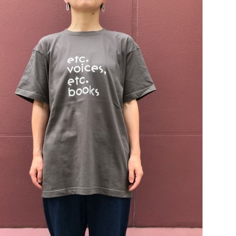 etc.voices, etc.books　Tシャツ