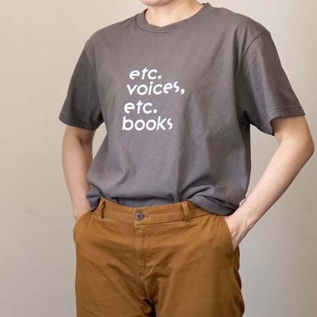 etc.voices, etc.books　Tシャツ